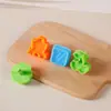 4 Peças fofo desenho animado molde de biscoito crianças cor forma de animal bolo molde de biscoito ferramentas para fazer massa