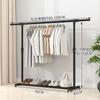 Nuevo Modelo Rejilla Lateral de Extra Grosor y Gran Capacidad, Perchero de Pie para Uso Doméstico, Perchero para Ropa de Dormitorio