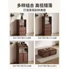Mueble de TV estilo vintage 2026 modelo nuevo, engrosado, para apartamentos pequeños, mueble de almacenamiento de pie integrado, juego de mesa de centro para sala de estar en casa