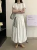 Ropa Nueva de Verano para Mujer con Diseño Coreano, de Cintura Alta, Cintura Elástica, Falda Floral Versátil