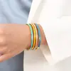 Pulsera de Acero de Titanio con Esmalte para Mujer, Lujo Accesible, Baño de Oro de 18K de Gama Alta, Pulsera de Acero Inoxidable Europea y Americana para Mujer, No se Desvanece