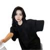 Camiseta Blanca Pura de Manga Corta Estilo Coreano Simple Versátil para Mujer, Corte Holgado, Adelgazante, Top Estudiante Estilo Hong Kong para Mujer, Nuevo Verano 2026