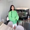 Ropa para mujer, estilo coreano Dongdaemun, alta calidad, corte holgado y diseño relajado, con un top de forro polar texturizado tipo borrego sintético