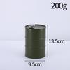 Fabricante Acero Inoxidable 304 Barril Cilíndrico para Aceite Botella de Vino Barril de Vino Barril de Gasolina Portátil para Exteriores Estilo Creativo de Camping Botella de Alcohol