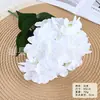 Hortênsia artificial de 5 ramos, materiais florais para casamento, arte floral, fundo de decoração para salão de casamento, base de flor de seda, hortênsia para cenário de shopping