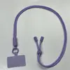 Nuevo cordón para teléfono móvil, cordón para el cuello, cuerda ajustable para colgar, anti-caída, anti-pérdida, llavero desmontable, cuerda de nylon de color