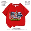 Accesorios de Ropa Infantil Zoo Anormal Camiseta de Verano de Manga Corta para Niños Algodón Estudiante Moda de Verano Tendencia 8