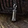 Plata de Ley S925 Joyería Taoísta Colgante Retro de Energía Protectora Cinabrio Tendencia Nacional Adorno del Año del Zodiaco Venta al por Mayor