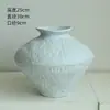 Vaso Cerâmico Estilo Silencioso Vaso de Cerâmica Grossa Arranjo de Flores Retrô Nostálgico Feito à Mão Decoração de Pousada Hotel Zen Novo Estilo Chinês