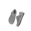 Zapatos casuales de lana gris de cierre completo y suela gruesa para mujer, otoño/invierno 2026, zapatos cálidos de algodón, botas de nieve, diseño de cierre completo