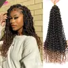 Peluca de trenza de fibra química africana europea y americana trenza sucia de resorte 18 pulgadas Trenza Passion Twist cabello de ganchillo agua