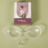 En stock pastillas de silicona transparentes para pezones gathered natación no se caen pastillas invisibles para pezones para mujeres uso en vestido de novia a prueba de bultos impermeables para traje de baño pastillas para pezones