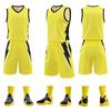 Traje de baloncesto transfronterizo de Speed Wholesale, camiseta de estudiante, traje de entrenamiento deportivo con logotipo para hombre, traje deportivo de secado rápido para hombre, verano