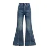 Pantalones acampanados para niña, nuevo modelo primavera y otoño 2026, jeans de otoño para niños, versátiles pantalones largos acampanados de otoño para niños mayores