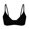 Roupa Íntima Sutiã Sem Aro Feminino Fino Push-up Seios Pequenos Sexy Taça Triângulo Francesa Sem Costura Invisível Sutiã Menininha
