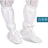 SEAGEBEL botas de cano alto antiestáticas sapatos de cano alto sem poeira botas de cano alto à prova de poeira azul e branco sola grossa macia botas de borracha