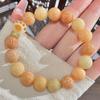 Pulseira de Bodhi Esculpida Duobao com Provérbios de Seis Caracteres Feminina Gato Queimado de Carvão Garra de Gato Wen Brincar Contas de Bodhi Prato de Estudante Pulseira para Brincar