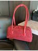 Comércio Exterior Transfronteiriço Fábrica de Origem Textura Vintage Fosca Bolsa Maillard Feminina 2025 Bolsa de Ombro Único Sob o Braço