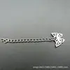 Extensor de corrente para pingente em forma de gota 5cm corrente de cauda para joias em aço inoxidável corrente de extensão corrente de cauda para pulseira acessórios para joias diy