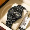 Reloj de Cuarzo Aili Feida con Correa de Acero para Hombre Transmisión en Vivo de Douyin Popular Venta al por Mayor Impermeable Luminoso Ultradelgado Doble Hebilla Mariposa
