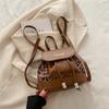 Bolso de Mujer 2025 Nuevo Vintage Mochila de Gran Capacidad Moda Casual Otoño Leopardo Bolso de Hombro Bolso de Mano