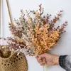 Hojas de Dinero de Eucalipto al por Mayor Estilo Ins Flores Artificiales Decoración del Hogar Boda Transfronteriza Manualidades con Flores Falsas