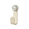 Suporte de Tampa de Panela Sem Furos Montado na Parede Prateleira de Armazenamento de Cozinha Suporte de Armazenamento Doméstico com Ventosa Rotativo Ajustável Fácil de Limpar