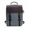 Suministro Transfronterizo Moda Mochila de Moda Bolso Escolar para Hombre Lona Casual Viaje Cuero de Caballo Loco Retro Fabricante de Mochilas