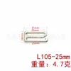 Hebilla Gruesa en Forma de Nueve de Aleación de Zinc en Stock, Chapada en Metal, Resistente a la Corrosión, para Correas de Delantal de Peluquería, Tirantes de Sujetador, Hebilla de Ajuste de Correa