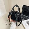 Bolsa de Mão Camurça Fosca Feminina 2025 Nova Moda Mini Retrô Bolsa Almofada Outono e Inverno Versátil Bolsa Transversal