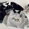 Sudadera Mabao para Niños 2026 Nueva Colección Primavera y Otoño, Suéter con Cuello Polo para Niños, Atuendo de Otoño Elegante y Versátil para Niños