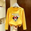 Camiseta de manga larga para niño 2026 nueva ropa de primavera y otoño para niños, camiseta básica de algodón puro para niño, top estiloso para niños mayores
