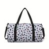 Bolsa de viaje con estampado de leopardo capacidad viaje portátil moda bolsa de equipaje para producción bolsa de almacenamiento portátil bolsa de equipaje deportes