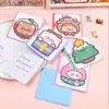 Tarjetas de felicitación navideñas de dibujos animados para estudiantes y niños, tarjetas de bendición, tarjetas ceremoniales navideñas de oficina, postales navideñas