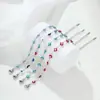 Pulsera Transfronteriza Ojo de Demonio Cruzado Europeo Americano de Oriente Medio Acero Inoxidable Moda Ojo de Aceite Goteante Joyería Personalizada Unisex