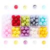 Caja de regalo con 15 compartimentos color caja ABS imitación perla cuentas sueltas material para accesorios de joyería DIY hechos a mano transfronterizo AliExpress