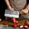 Cuchillo de Cocina Forjado Yangjiang, Doble Propósito para Picar y Cortar, Acero Inoxidable, Cuchillo Afilado para Cortar Huesos, Utensilios de Cocina