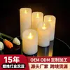 Vela Eletrônica LED de Shenzhen Vela Simulada Sem Fumaça Luz de Vela Simulada Criativa Presente de Natal/Feriado Vela Simulada Piscante de Parafina