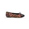 O Mesmo Estilo da Mamãe Uva, Disponível em Duas Versões~ Sapatos Mary Jane Elegantes com Salto Baixo, Estampa de Leopardo e Laço