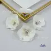 Flor de ameixa artificial atacado mini cabeça de flor estilo antigo cocar fazendo acessórios artesanais faça você mesmo decoração de pulseira guirlanda