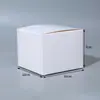 Caixa de Papelão Branca Spot Caixa Retangular Espessa Branca Caixa de Embalagem Caixa Colorida de Papel Branco Caixa de Embalagem para Presente Pode Ser Personalizada
