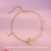 Collar Original Qianjia Plata Pura S999 Estrella y Luna Caballo Lindo Pendientes Caballo del Zodiaco Pulsera Estilo Chino Dropshipping