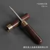 Cuchillo para té Pu'Er de Palo de Rosa y Ébano, Aguja para té, Bolígrafo de té de doble propósito, Cono para té negro, Abrebotellas de té, Juego de té Kung Fu, Accesorios para ceremonia del té