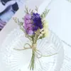 Mini Flores Naturales Estilo Bosque Transfronterizo de 12 cm, Flores Secas, Flores Preservadas, Mini Ramillete, Ramillete de Boda, Flor para Puerta de Coche