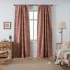 Cortina Yuman Qiyun Rosa Flor Carnosa Jacquard Borla Cortina Terminada Cortina de Cocina Ventana Mirador Sombreada