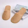 Pantuflas Desechables para Hotel al por Mayor Coral Polar Antideslizantes Engrosadas Viaje Portátil Set Hogar Interior Suministros Zapatos