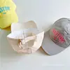 Gorra de béisbol de secado rápido para padres e hijos de verano, sombrero para el sol para exteriores, estampado de letras estilo coreano, transpirable, unisex, gorra fina de pico de pato