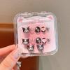 Pegatinas de uñas autoadhesivas impermeables con dibujos animados para niños, pegatinas para uñas de bebé, pegatinas lindas para uñas de niña pequeña