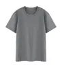 Camiseta de manga curta gola redonda, estilo americano, alta elasticidade, corte slim, 280g, personalizável com logotipos impressos ou bordados, adequada para uso casual ao ar livre, unissex
