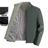 Jaqueta Nova Estilo Primavera e Outono com Gola Alta para Homens de Meia-Idade e Idosos, Roupa de Exterior Estilo Primavera e Outono, Blusa Jaqueta Casual para Pai